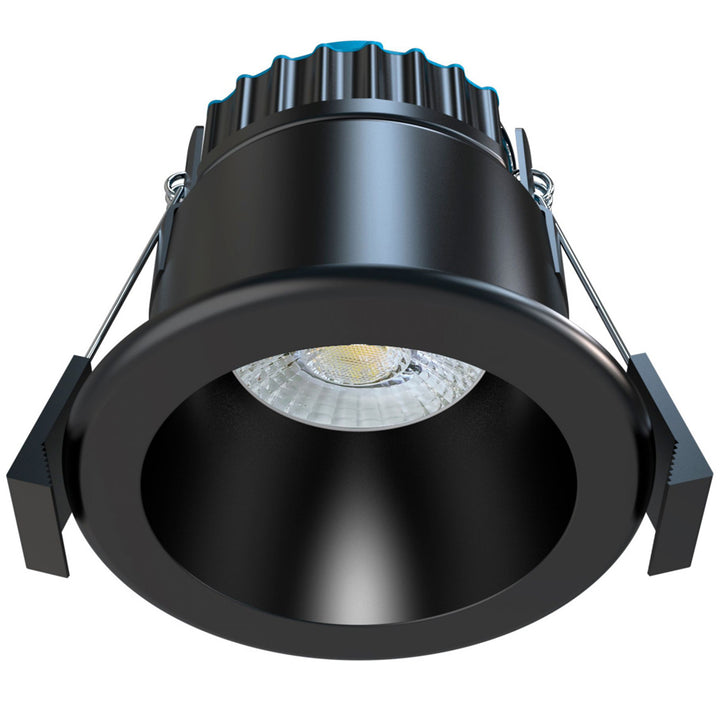 Spa Jenn Black or White 8 Watt Fire Rated IP65 COB LED Recessed Downlight - SPA-41112-BLK/WHT