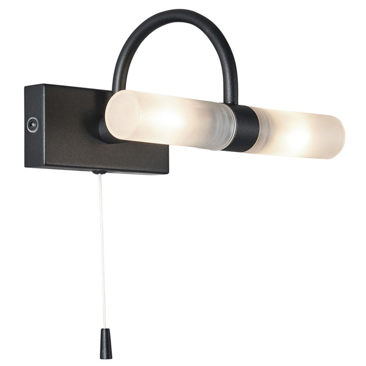 Spa Corvus Satin Black Bathroom Wall Light - SPA-6888.014-SBLK