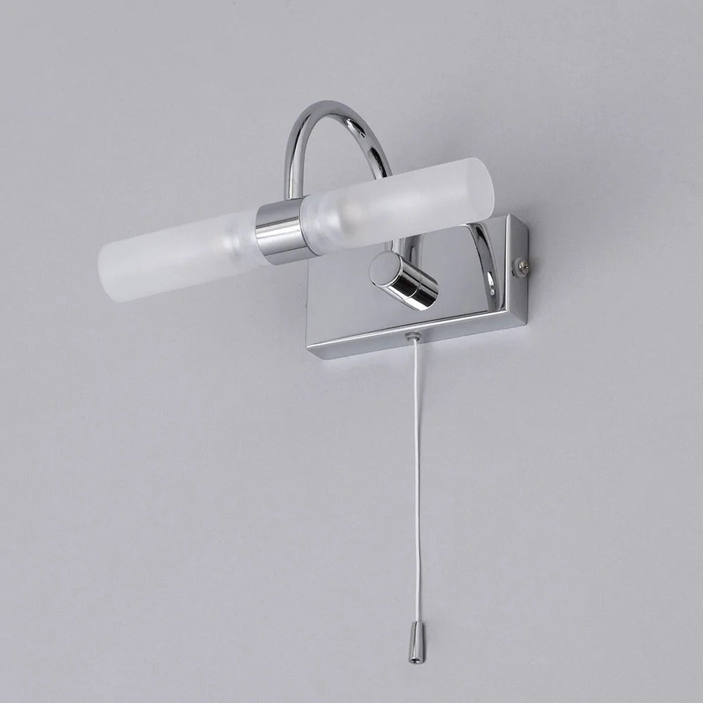 Spa Corvus Chrome 28W 2 Wall Light - SPA-6888.014