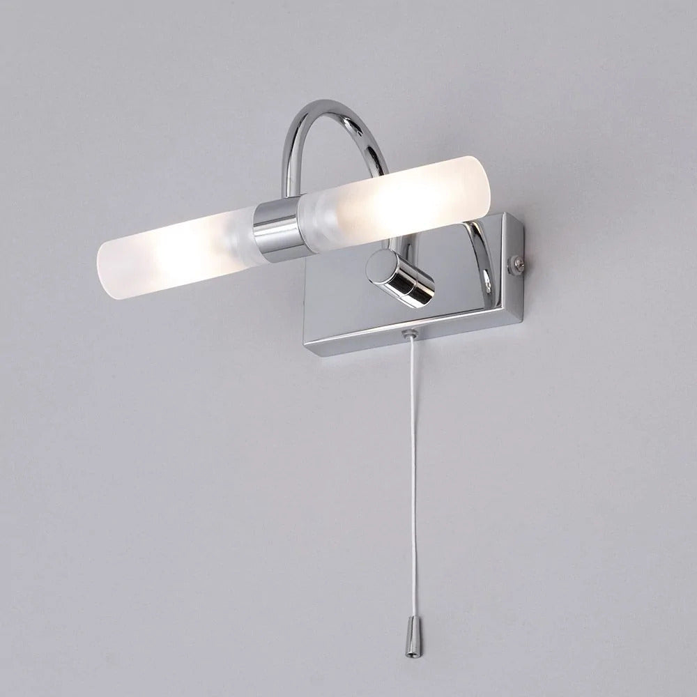 Spa Corvus Chrome 28W 2 Wall Light - SPA-6888.014