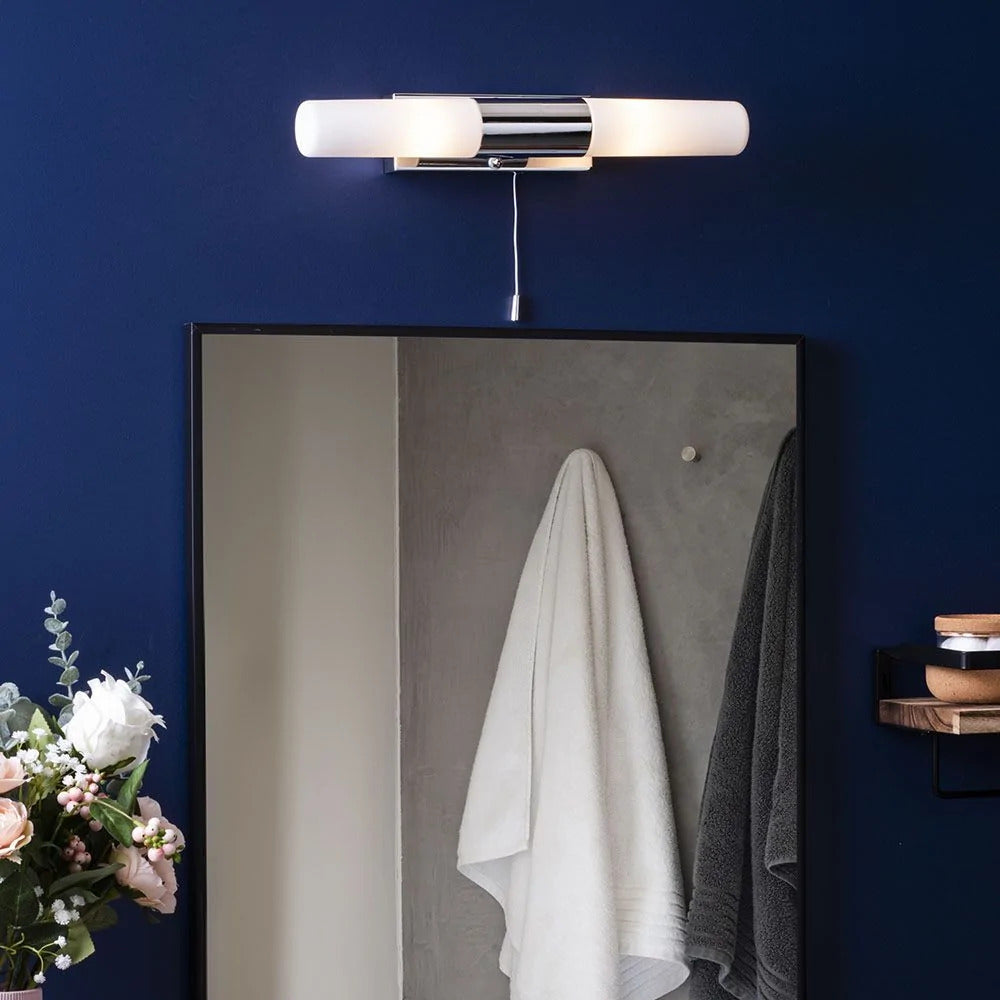 Spa Aries Chrome 28W 2 Wall Light - SPA-PR-12744