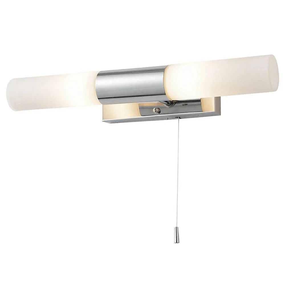 Spa Aries Chrome 28W 2 Wall Light - SPA-PR-12744