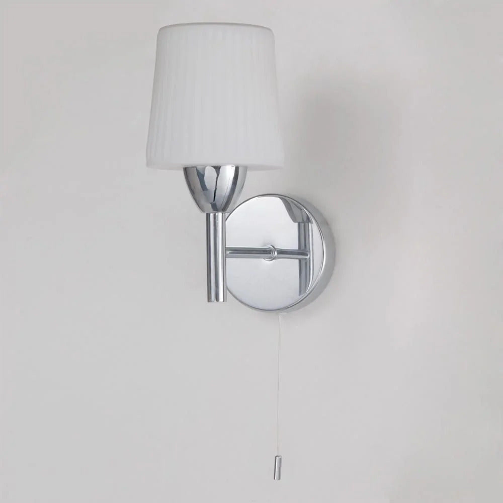 Spa Aquarius Chrome Bathroom Wall Light - SPA-PR-17146