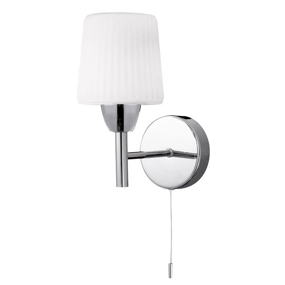 Spa Aquarius Chrome Bathroom Wall Light - SPA-PR-17146
