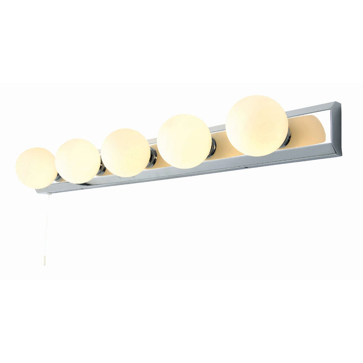 Spa Ara Chrome 5 Light Bathroom Wall Fitting - SPA-PR13145
