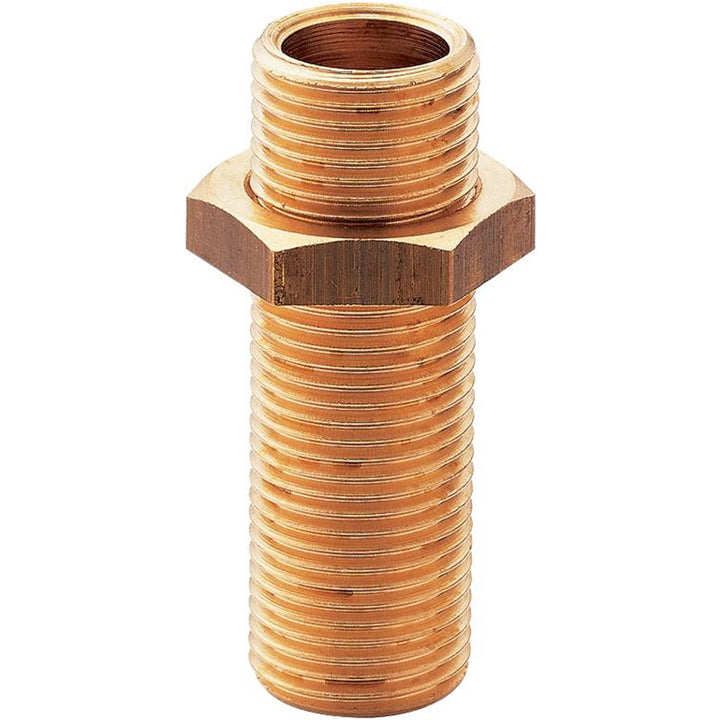 Deva Brass Straight Nipple & Back Nut SPE13