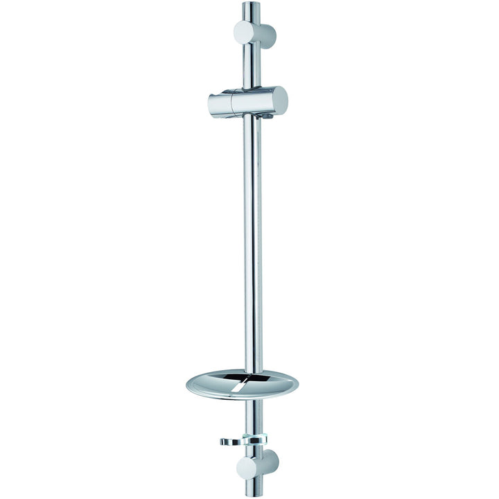 Deva Adjustable Chrome Riser Rail With Adjustable Bracket SPE15