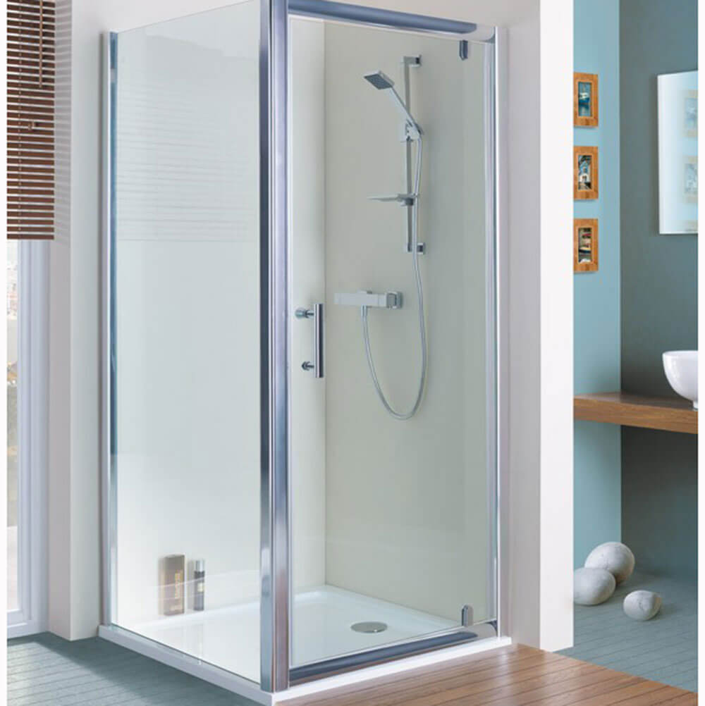 MX White Stone Resin Rectangular Shower Tray & End Waste 1700 x 700mm ST2