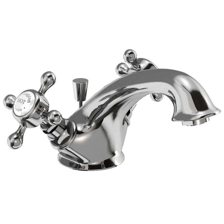 Burlington Stafford Chrome Mono Basin Mixer Tap with Pop-Up Waste