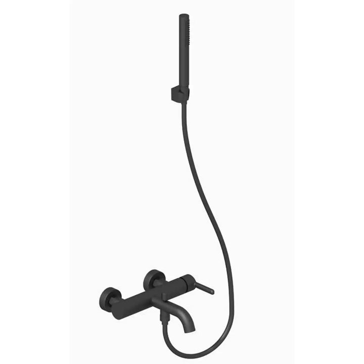 Paini Trenta Black Matt W/M Bath Shower Tap T3NS105TC