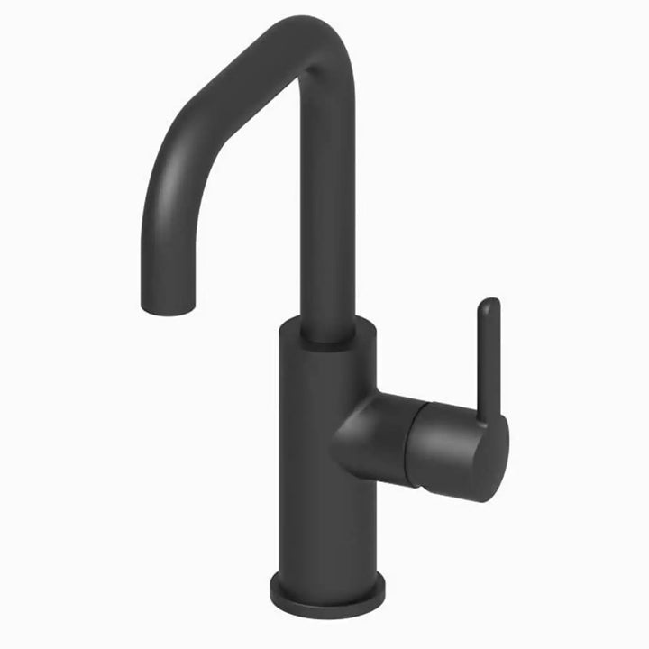 Paini Trenta Black Matt High Neck Basin Tap T3NS250UK