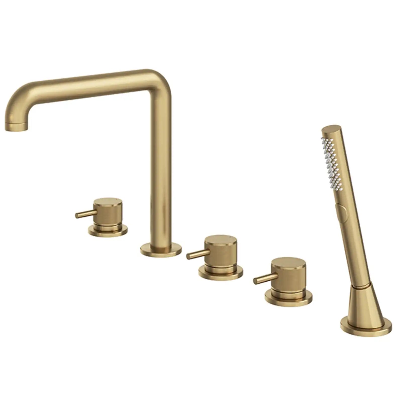 Abacus ISO PRO Deck Mounted 5TH Bath Shower Mixer Tap