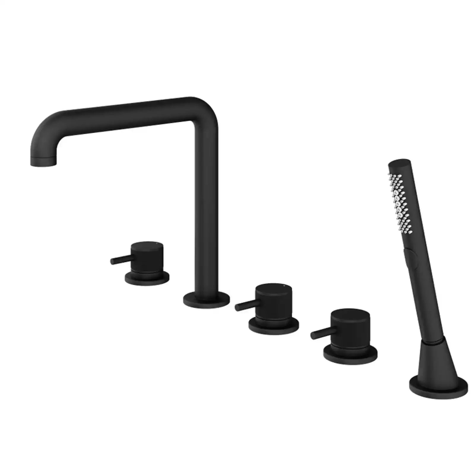 Abacus ISO PRO Deck Mounted 5TH Bath Shower Mixer Tap