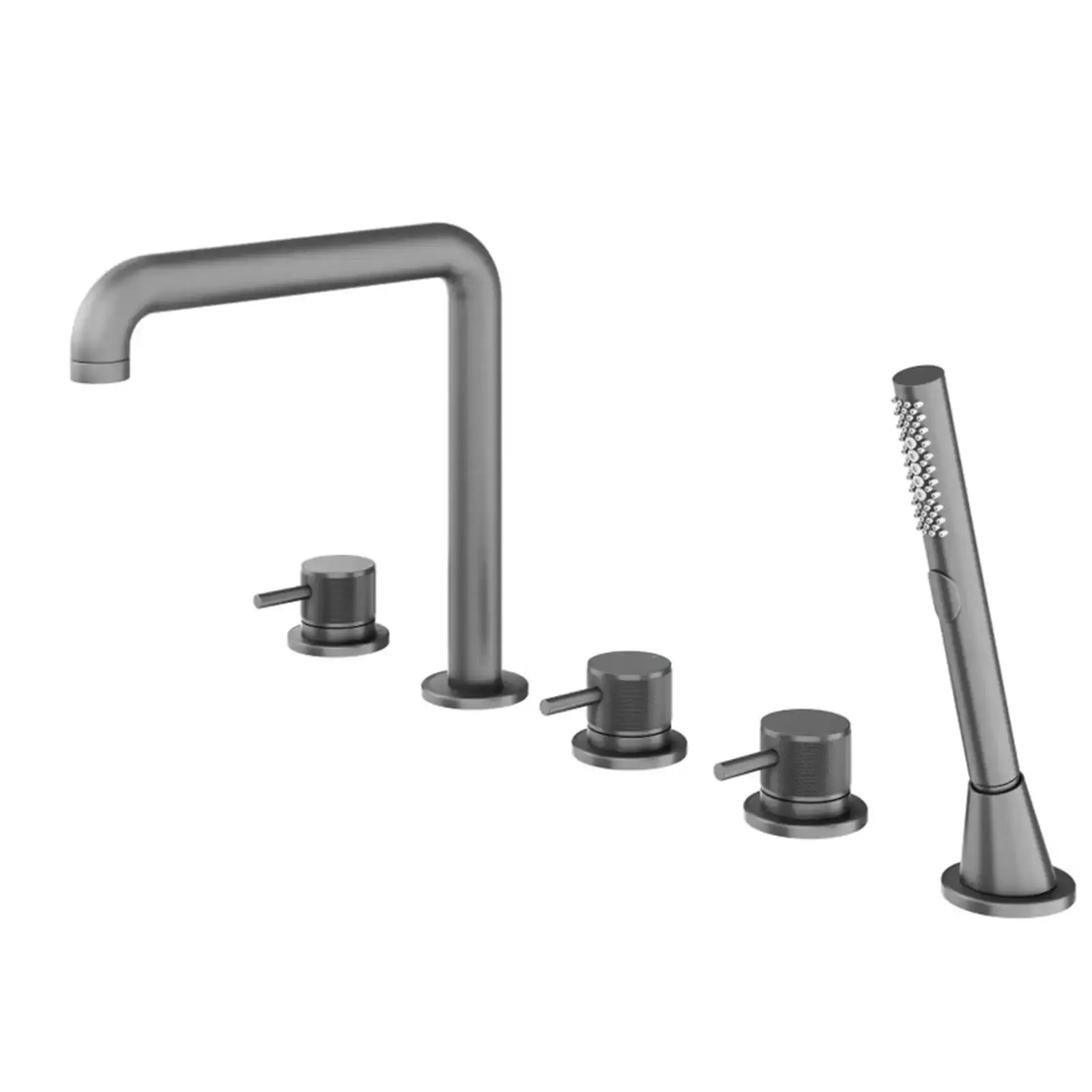Abacus ISO PRO Deck Mounted 5TH Bath Shower Mixer Tap