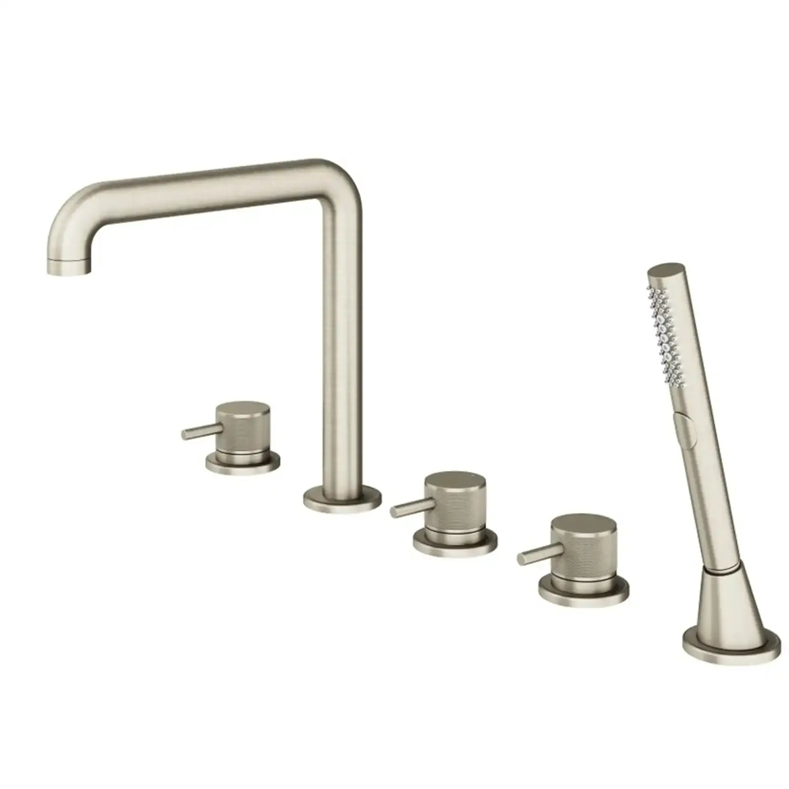 Abacus ISO PRO Deck Mounted 5TH Bath Shower Mixer Tap