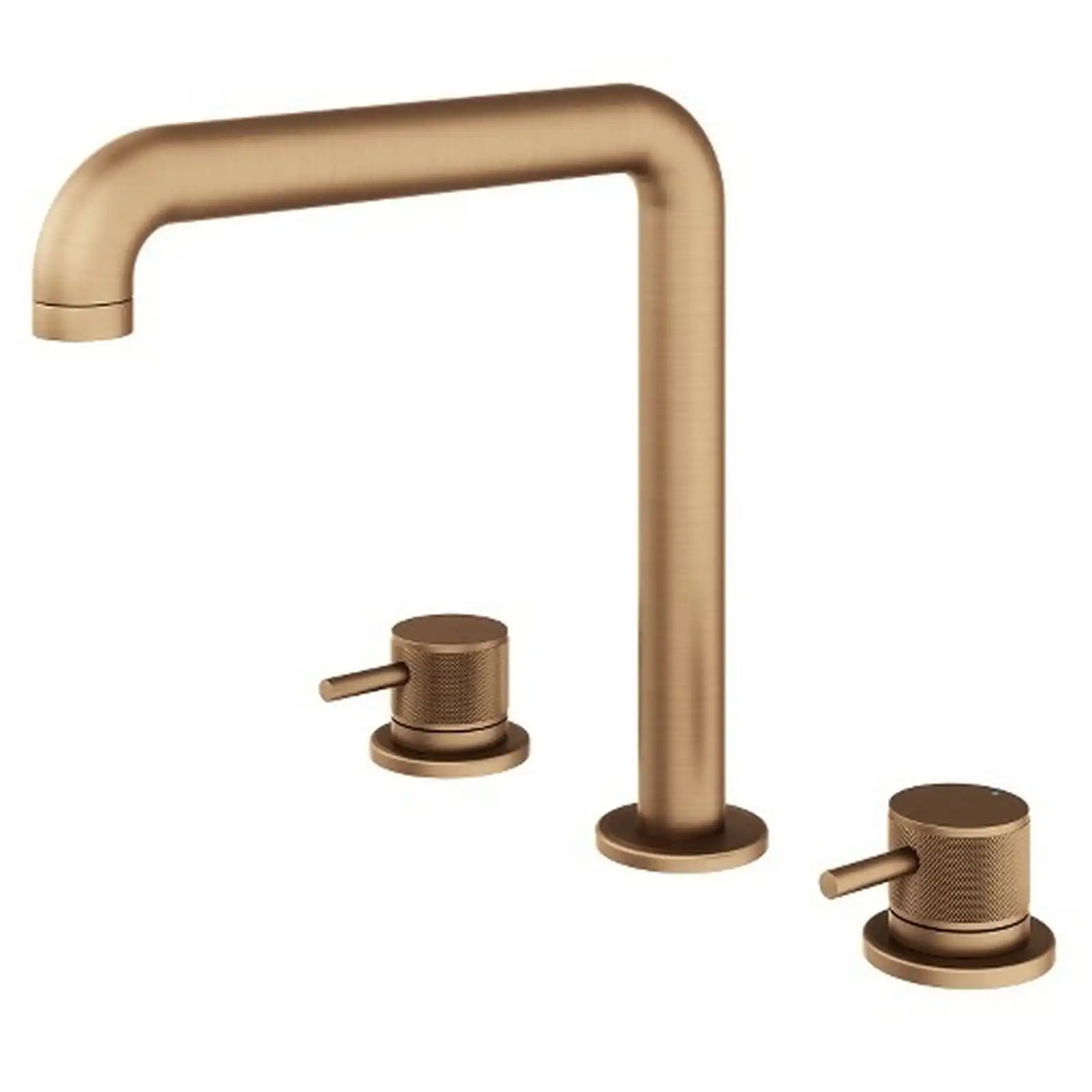 Abacus ISO PRO Deck Mounted 3TH Basin Mixer Tap