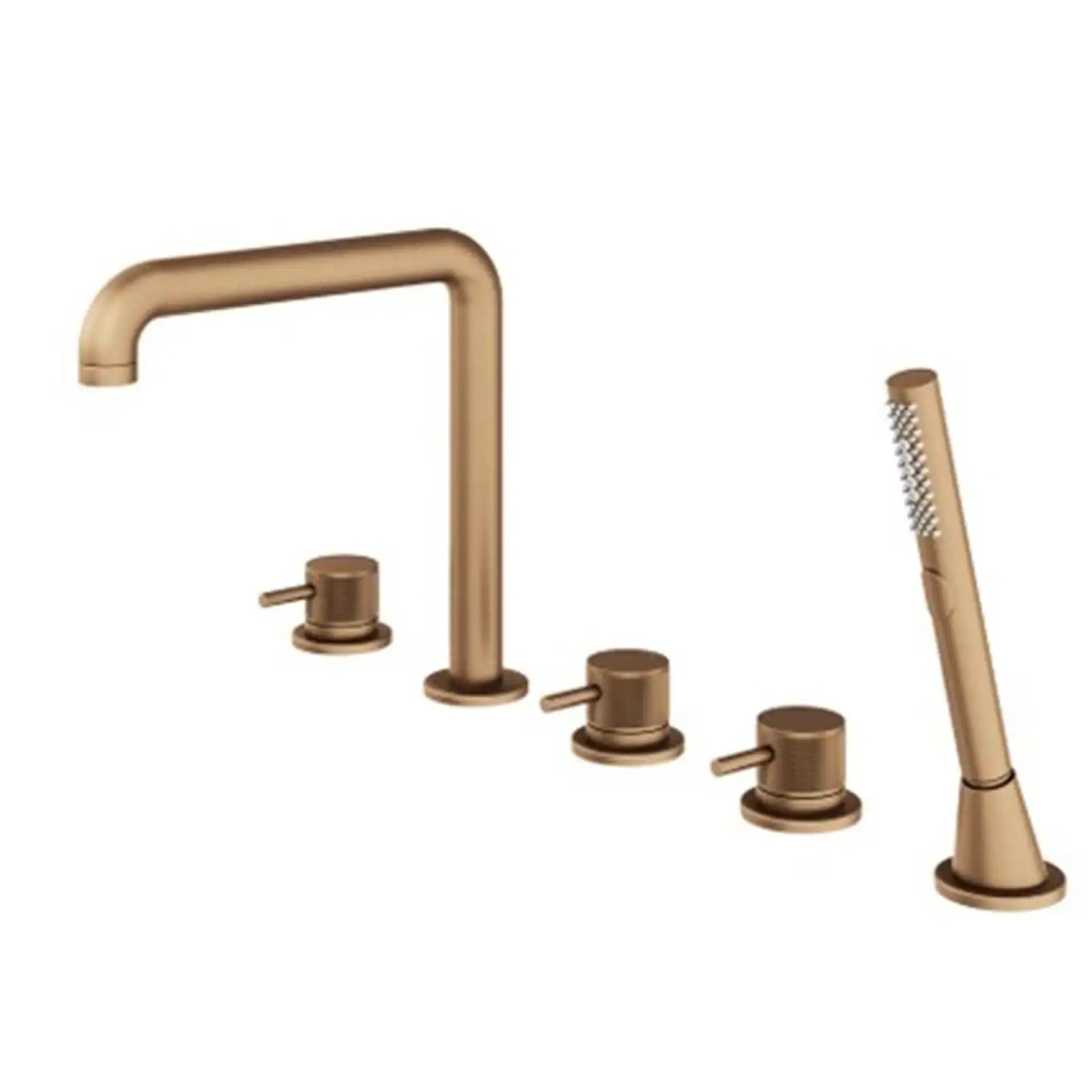 Abacus ISO PRO Deck Mounted 5TH Bath Shower Mixer Tap