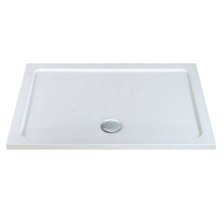 MX White Stone Resin Rectangular Shower Tray 1000 x 900mm XHD