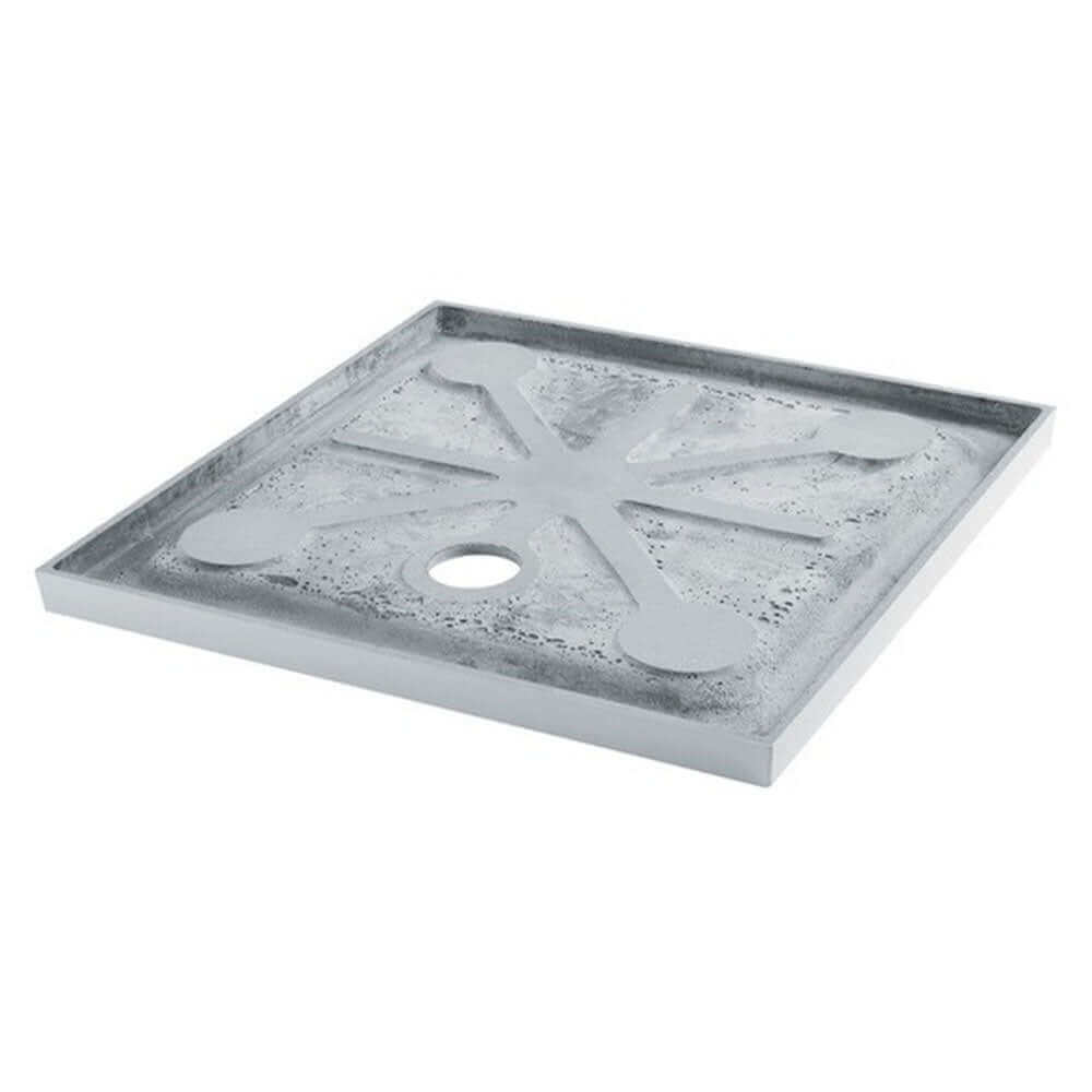 MX White Stone Resin Rectangular Shower Tray 1000 x 900mm XHD