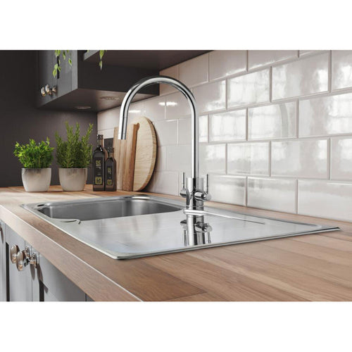 Rangemaster Aquatrend Pull Out Kitchen Sink Mixer Tap TRE1PO Series