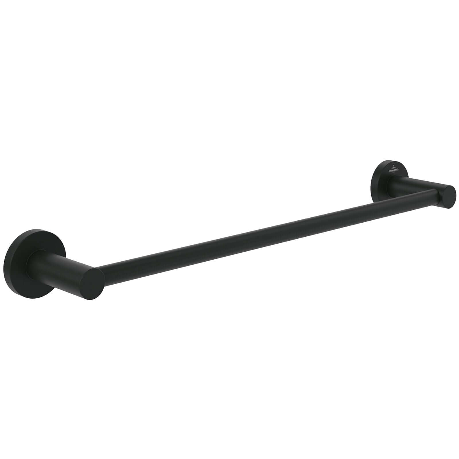 Villeroy & Boch Elements Matt Black Tender Straight Towel Bar 504mm