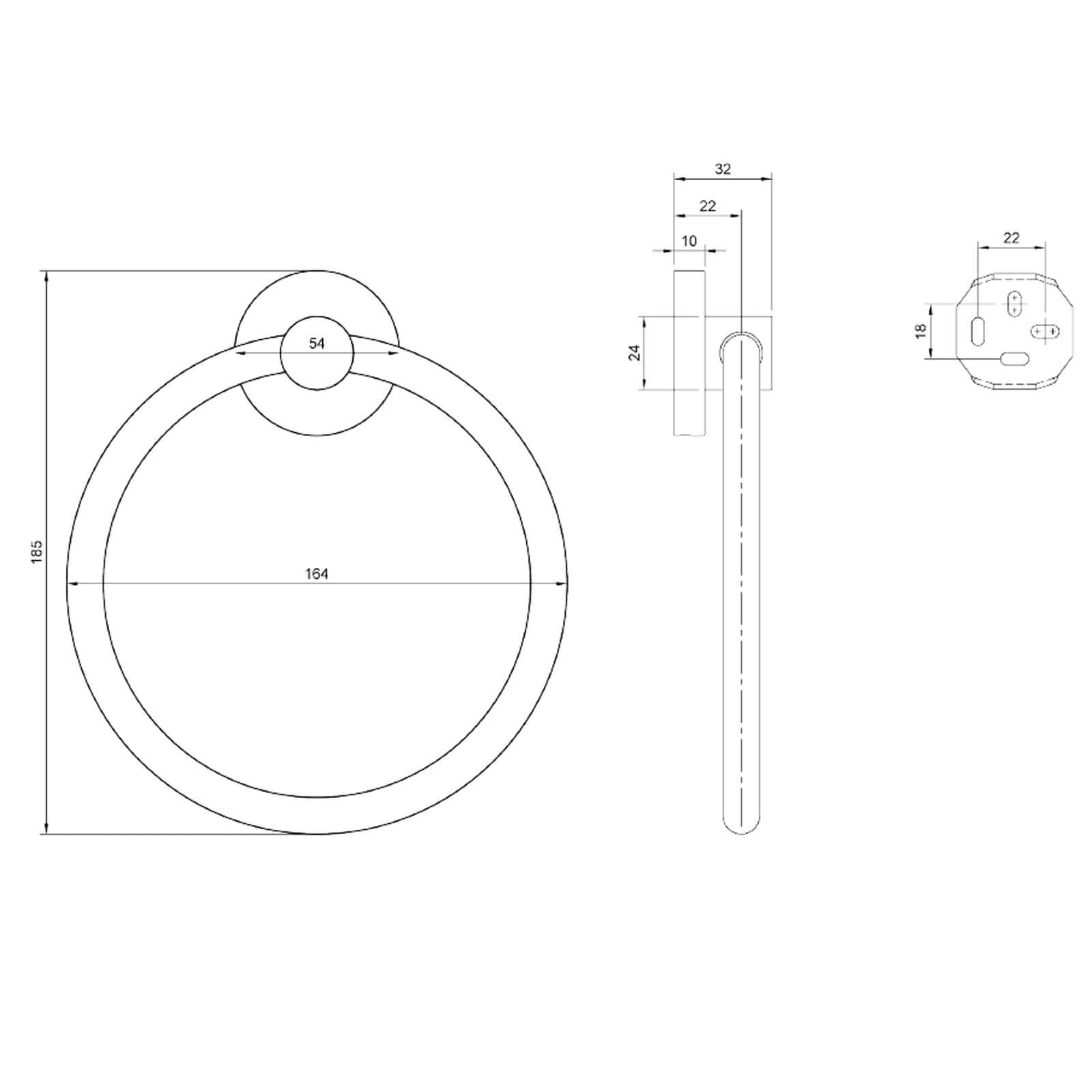 Villeroy & Boch Elements Tender Towel Ring