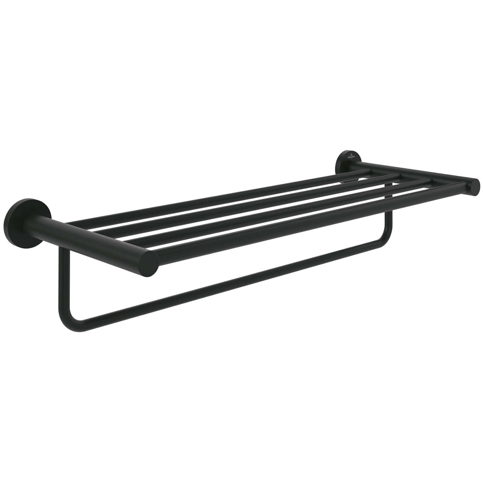 Villeroy & Boch Elements Tender Matt Black Towel Rack 604mm