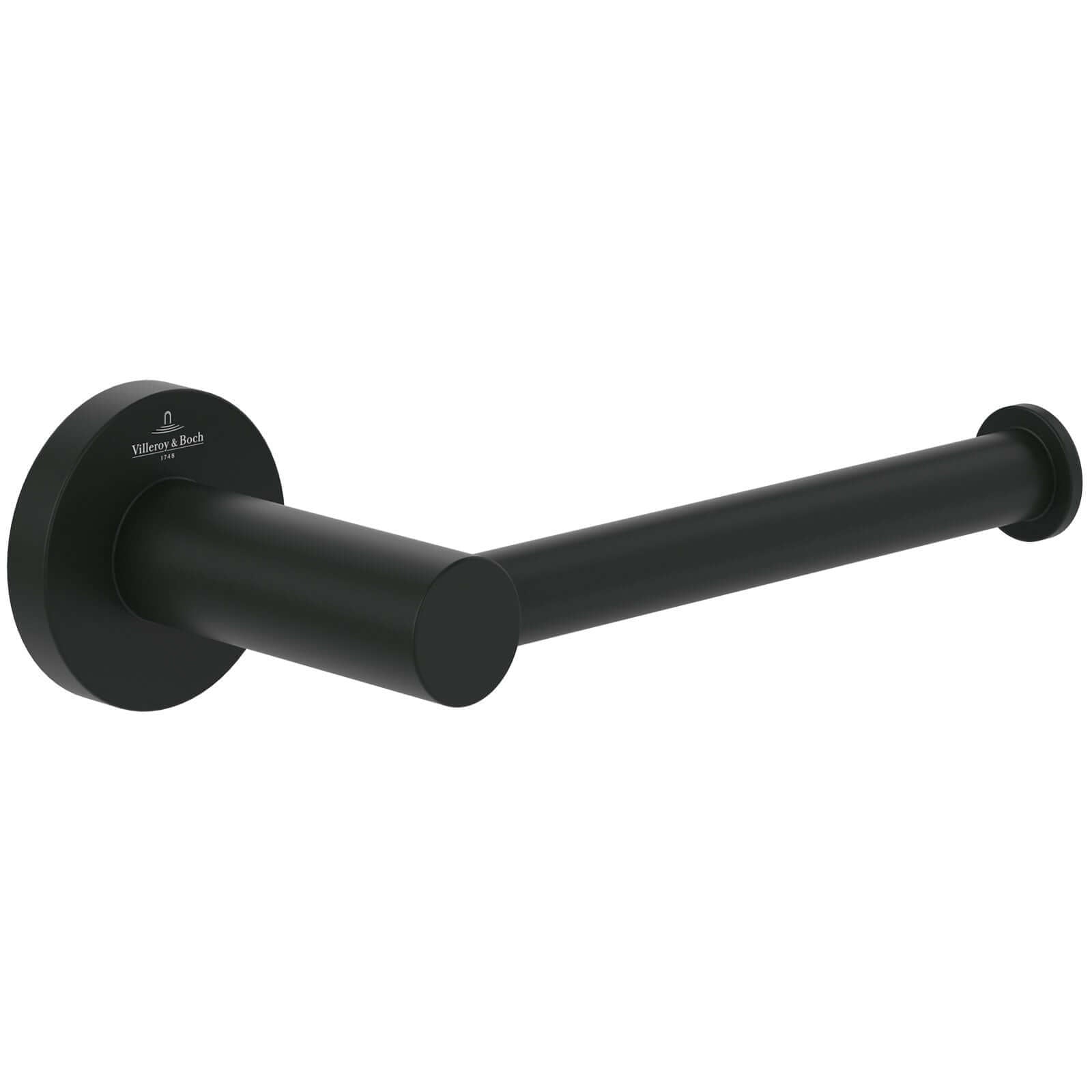 Villeroy & Boch Elements Tender Matt Black Toilet Roll Holder