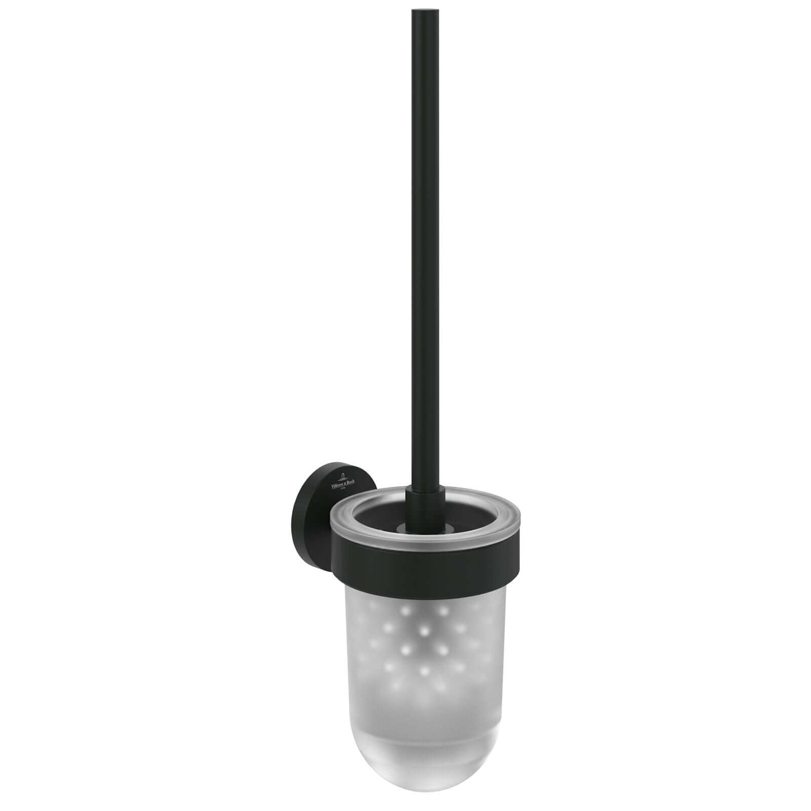 Villeroy & Boch Elements Tender Frosted Glass Wall Mounted Toilet Brush Set