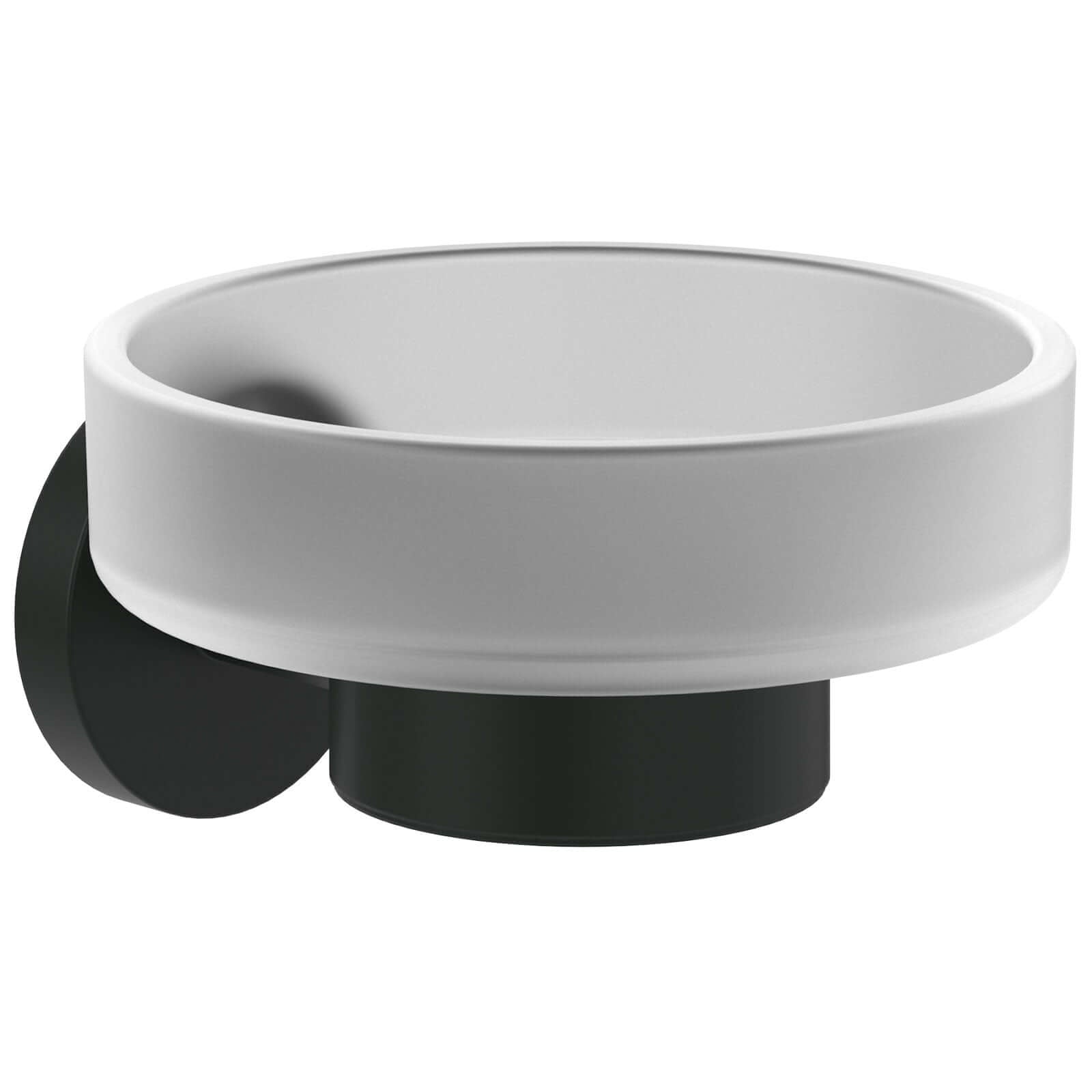 Villeroy & Boch Elements Tender Matt Black Soap Dish 117mm