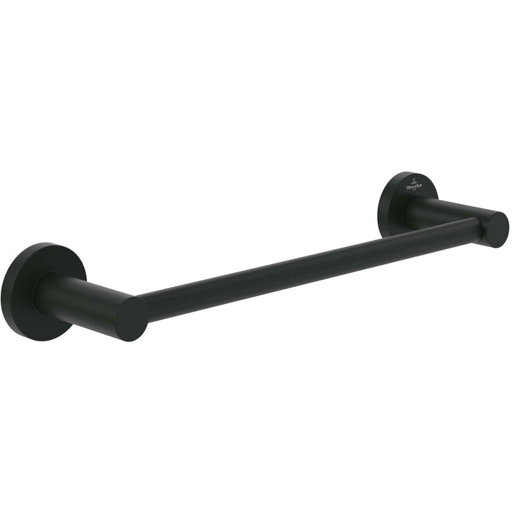 Villeroy & Boch Elements Matt Black Tender Straight Towel Bar 366mm