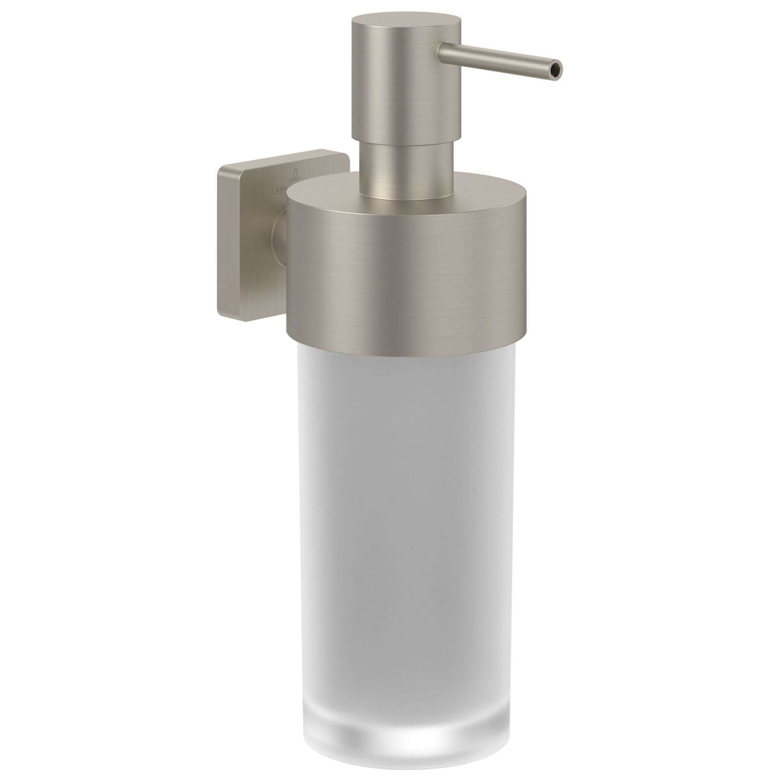 Villeroy & Boch Elements Striking Wall Mounted Soap Dispenser with Frosted Glass