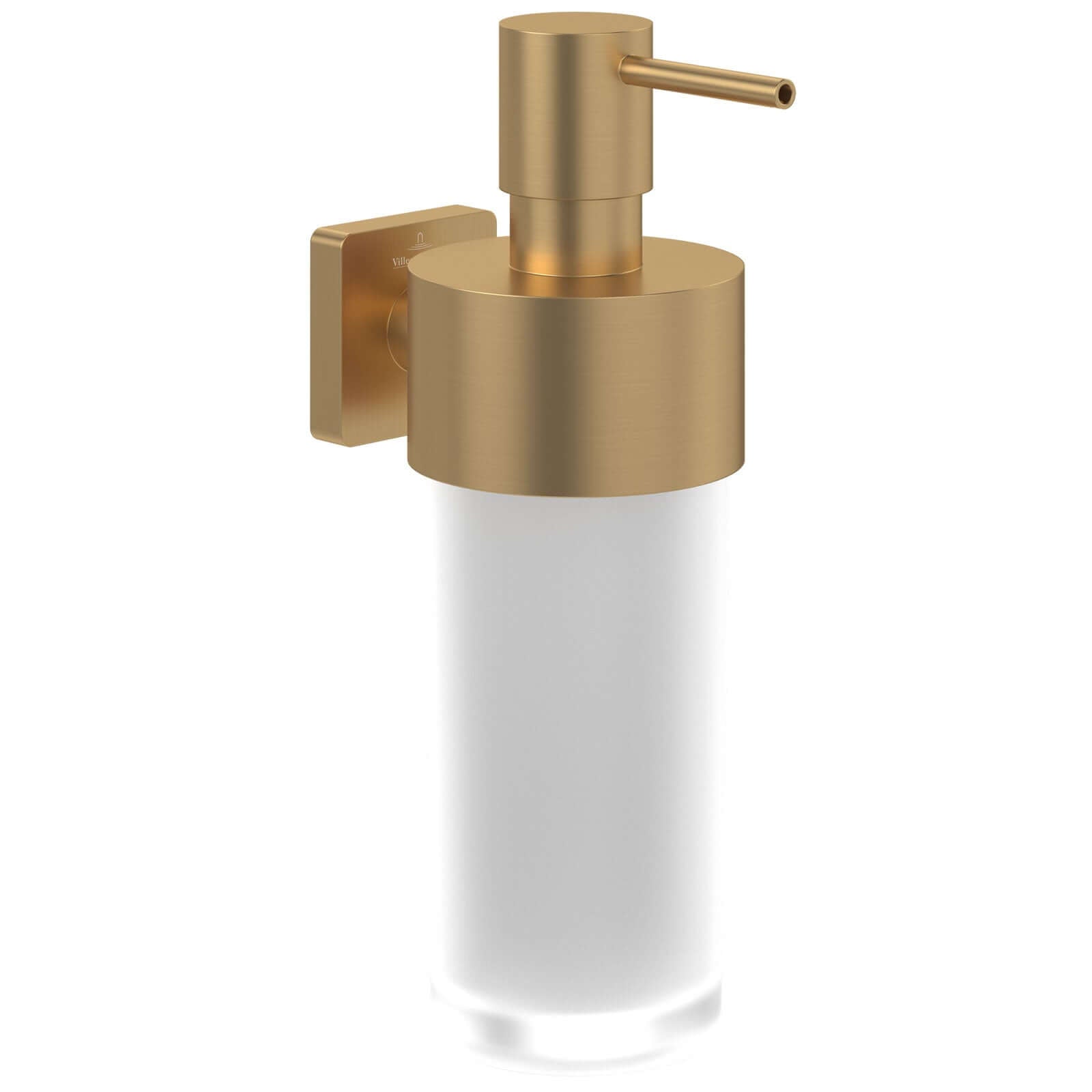Villeroy & Boch Elements Striking Wall Mounted Soap Dispenser with Frosted Glass