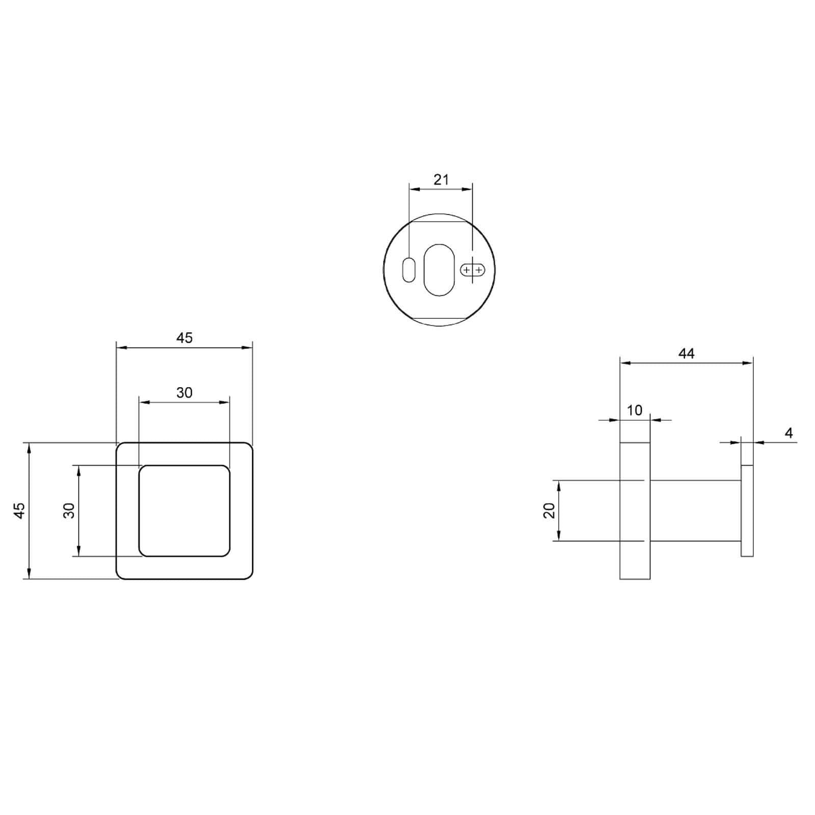 Villeroy & Boch Elements Striking Single Towel and Robe Hook