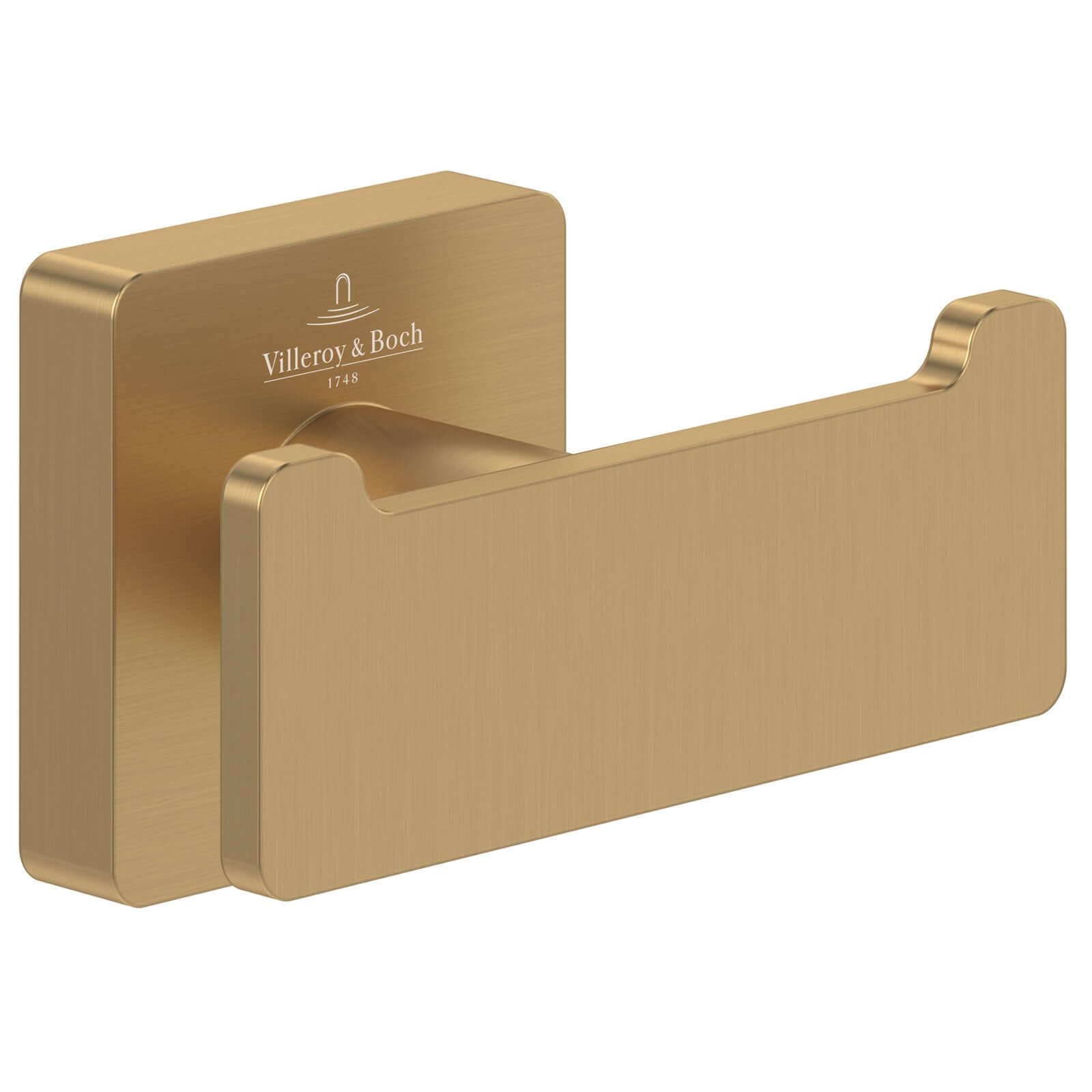 Villeroy & Boch Elements Striking Double Towel and Robe Hook