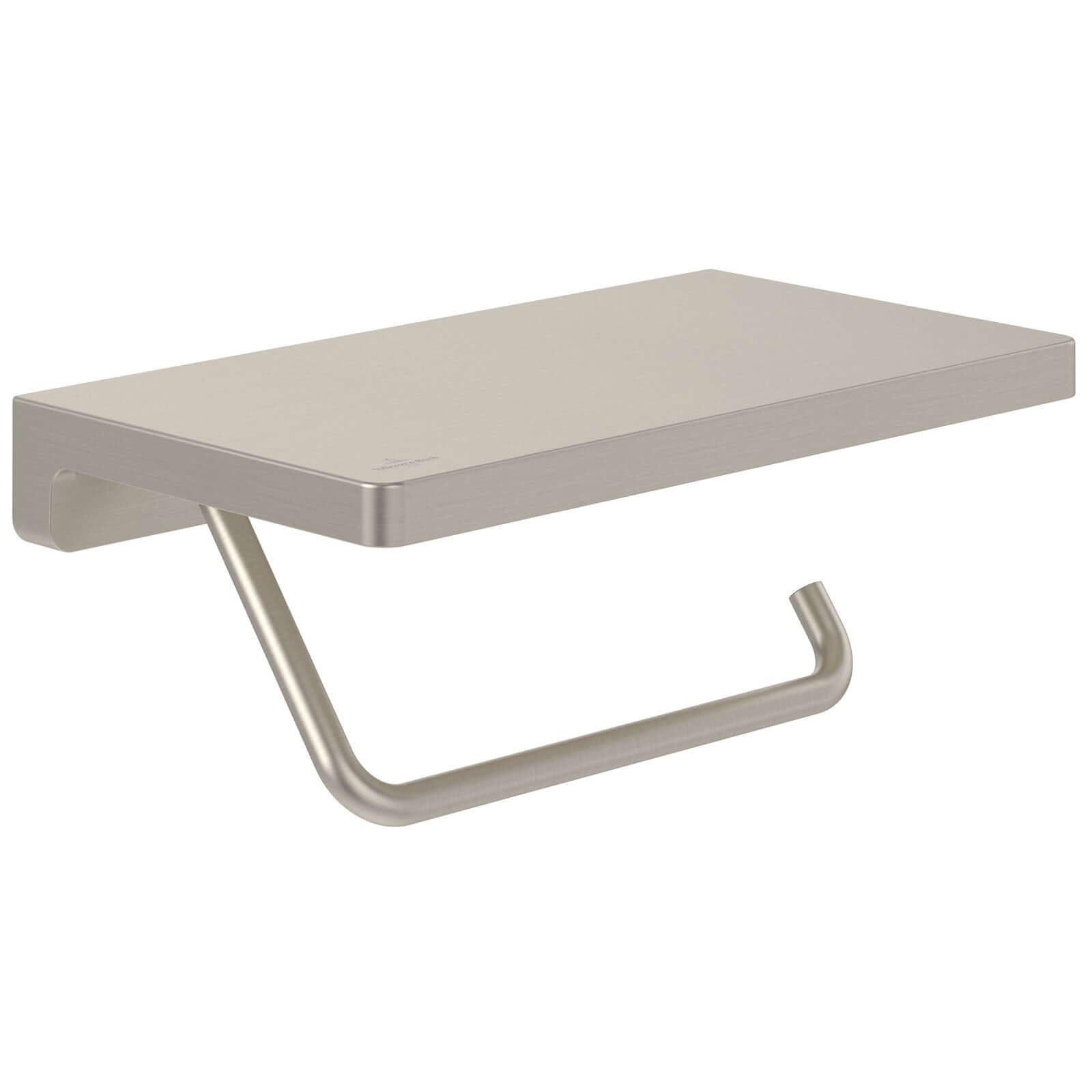 Villeroy & Boch Elements Striking Toilet Roll Holder with Shelf