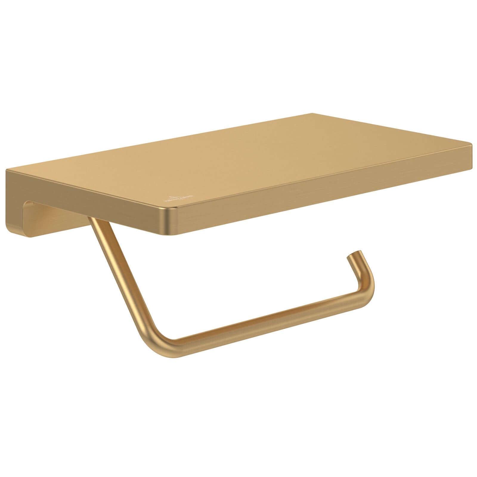 Villeroy & Boch Elements Striking Toilet Roll Holder with Shelf