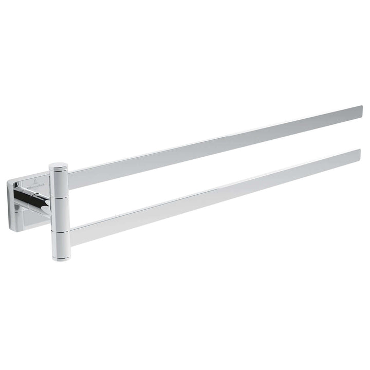 Villeroy & Boch Elements Striking Towel Holder with Double Arm