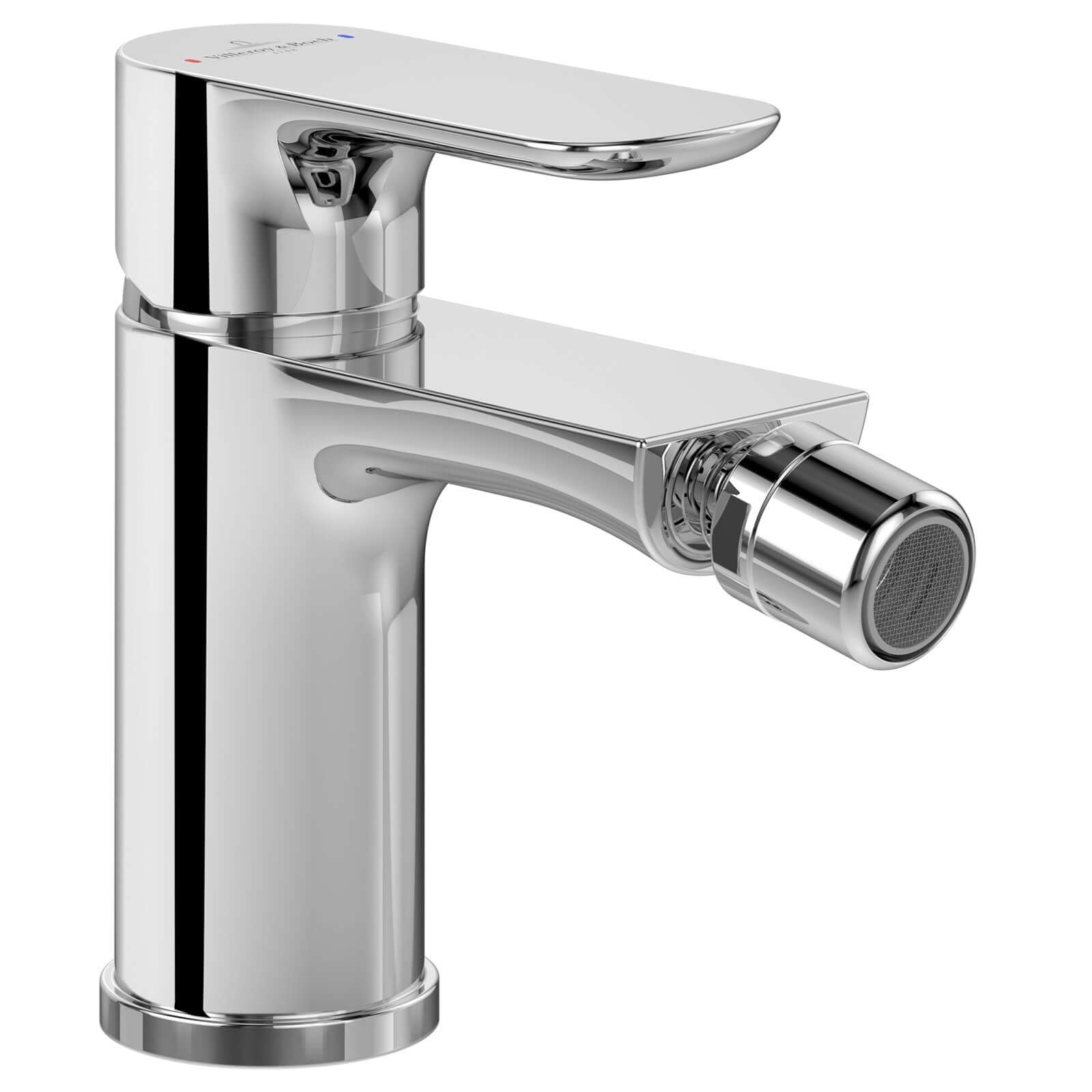 Villeroy & Boch O.novo Chrome Single Lever Bidet Mixer Tap