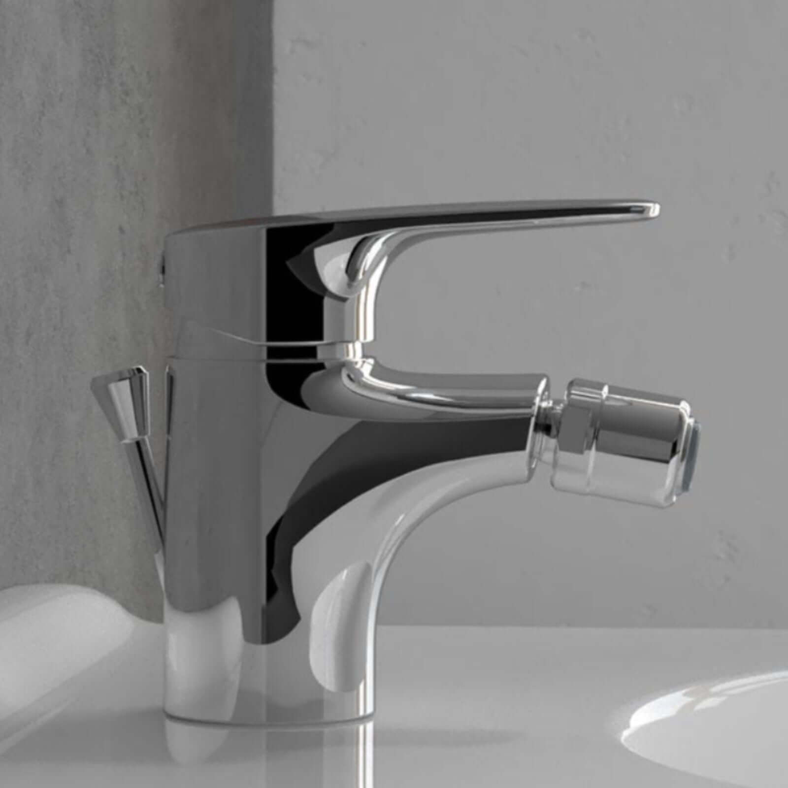 Villeroy & Boch O.novo Chrome Start Single Lever Bidet Mixer Tap