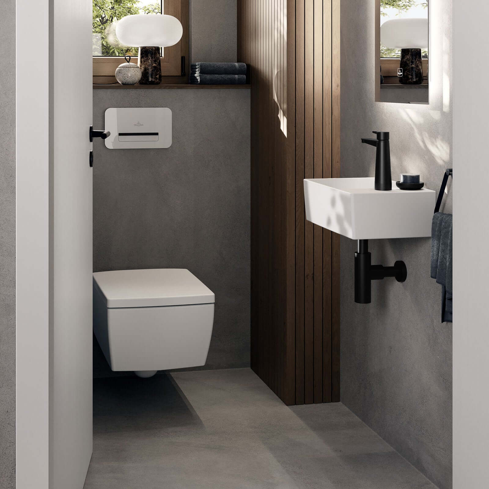 Villeroy & Boch Universal Wall Mounted Round Basin Bottle Trap