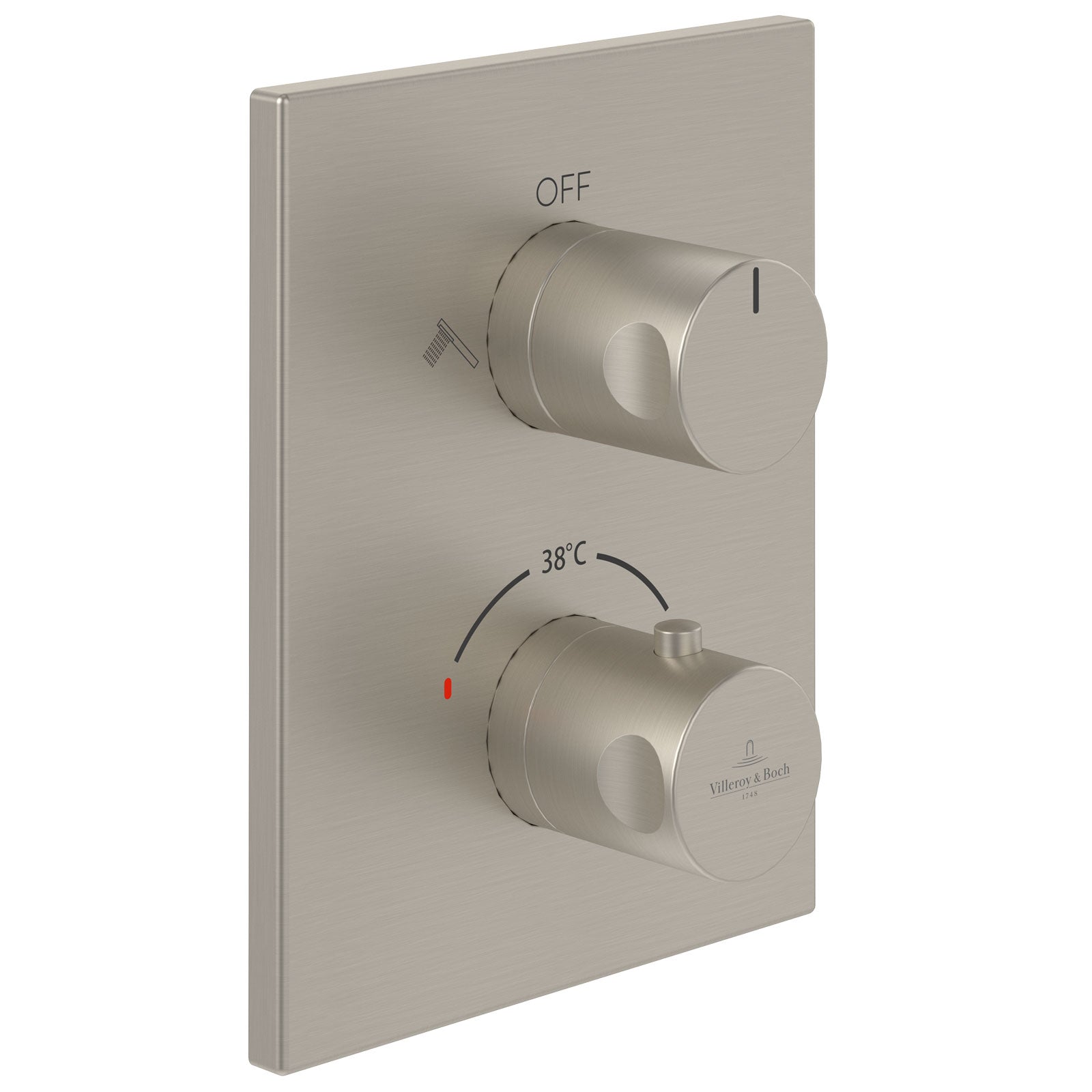 Villeroy & Boch Universal Concealed Thermostatic Shower Valve with Dual Outlet