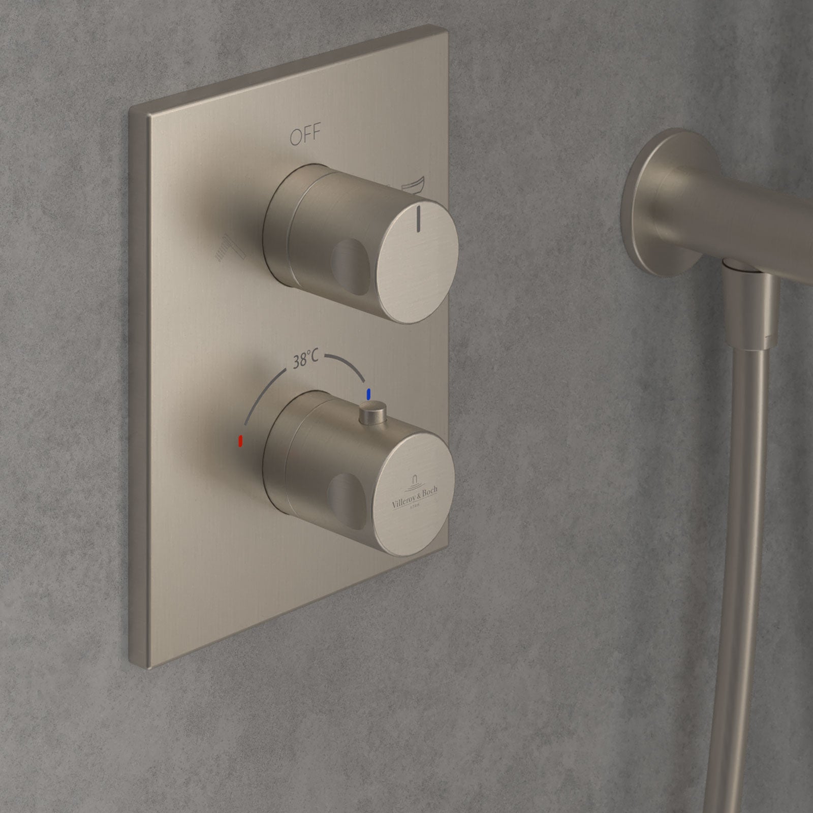 Villeroy & Boch Universal Concealed Thermostatic Shower Valve with Dual Outlet