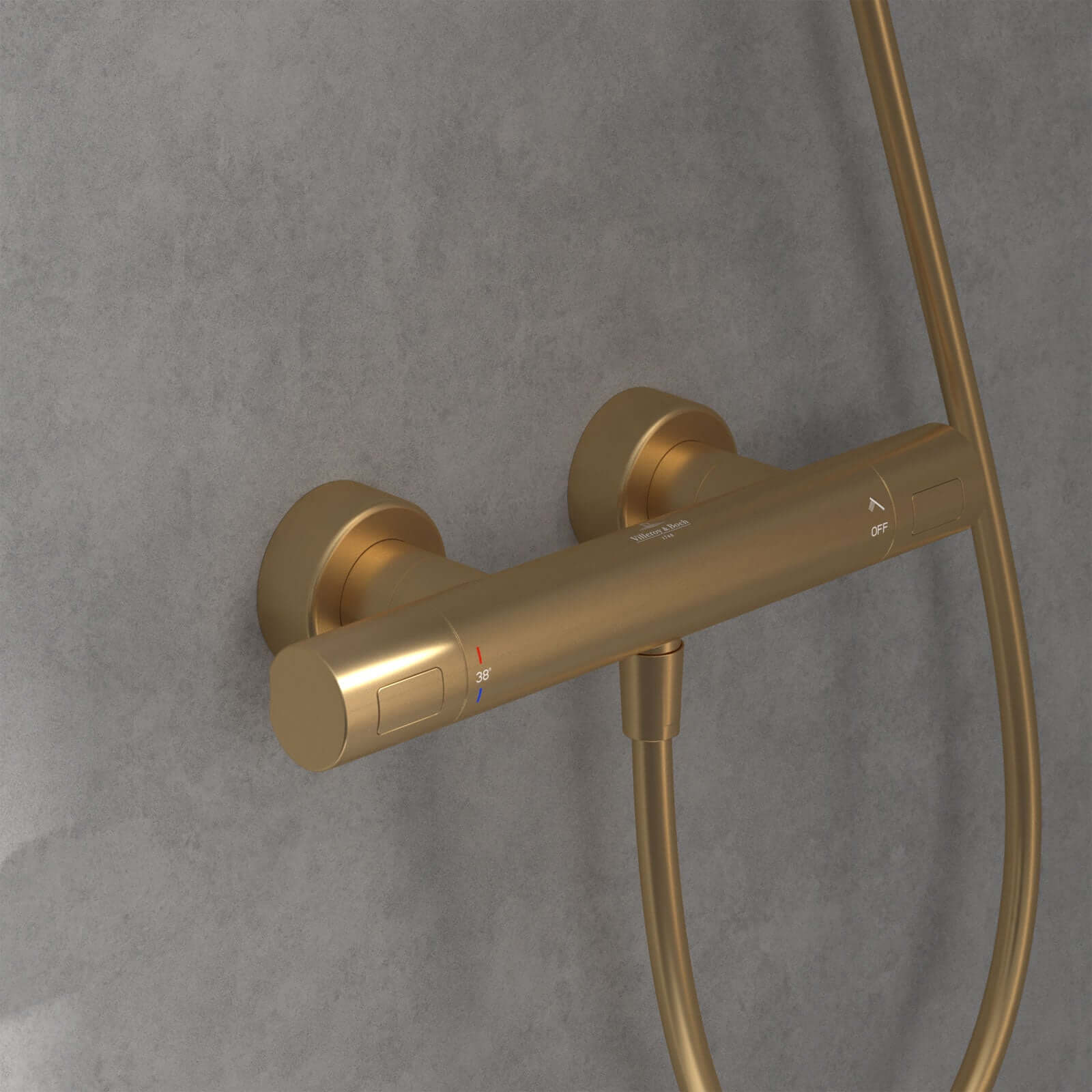 Villeroy & Boch Universal Thermostatic Round Bar Shower Valve