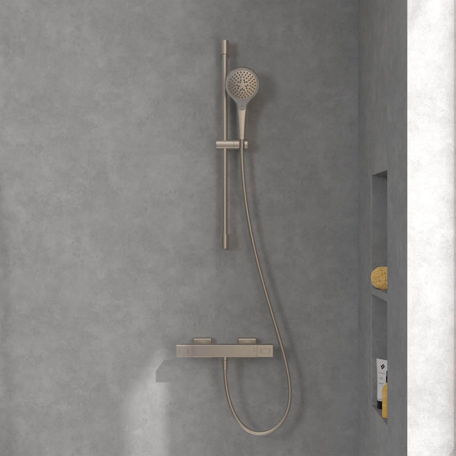 Villeroy & Boch Universal Thermostatic Square Bar Shower Valve