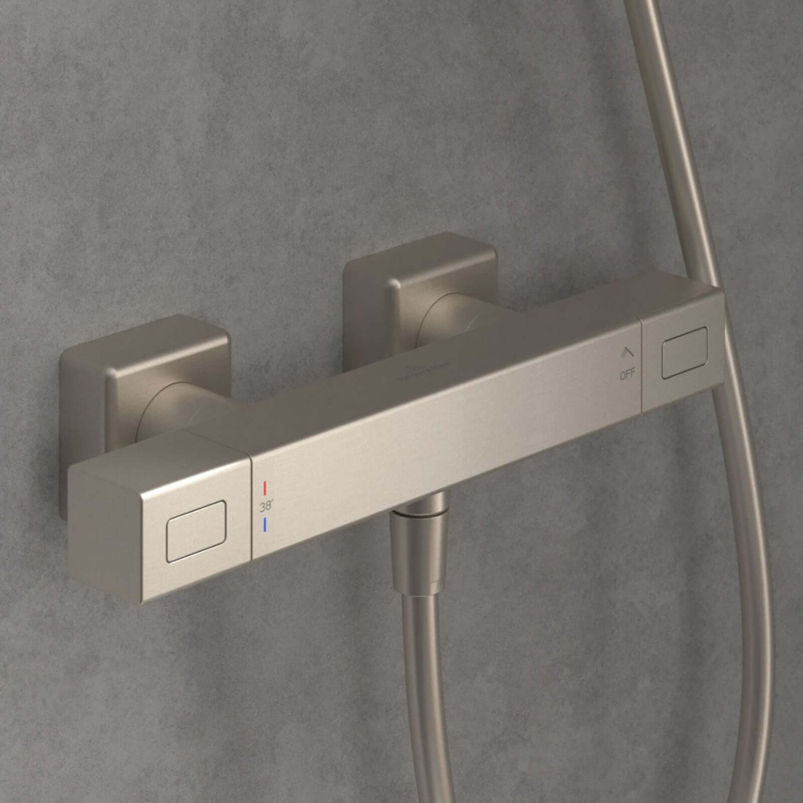 Villeroy & Boch Universal Thermostatic Square Bar Shower Valve