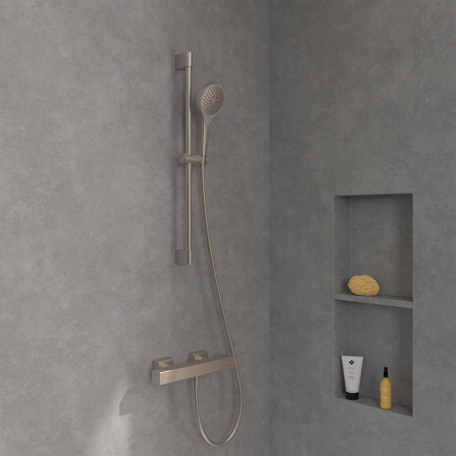 Villeroy & Boch Universal Thermostatic Square Bar Shower Valve