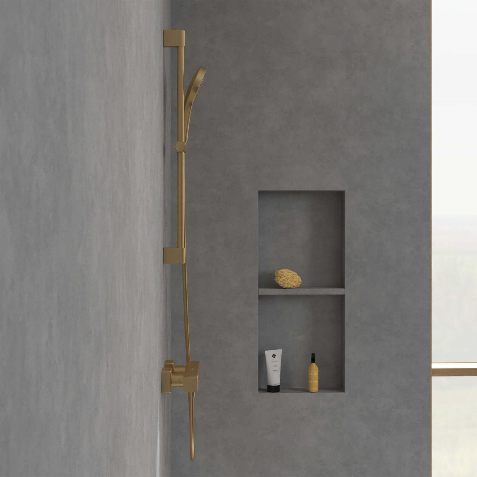 Villeroy & Boch Universal Thermostatic Square Bar Shower Valve