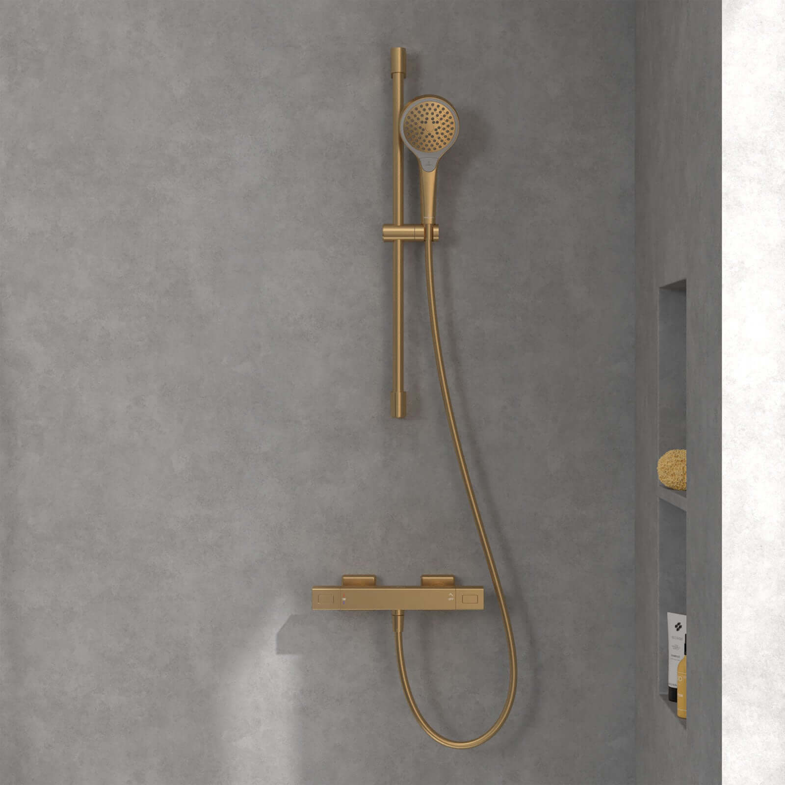 Villeroy & Boch Universal Thermostatic Square Bar Shower Valve
