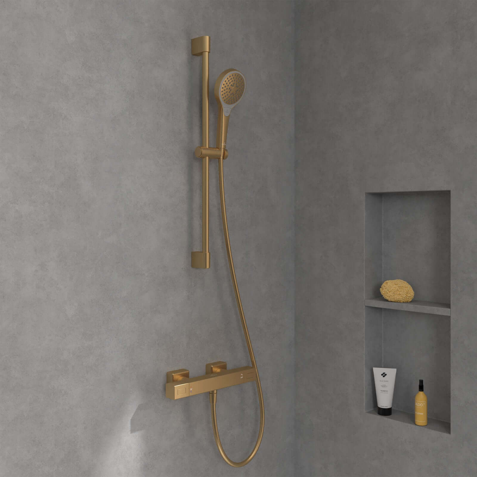Villeroy & Boch Universal Thermostatic Square Bar Shower Valve